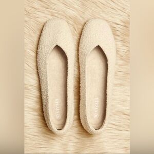 VIVAIA Margot Squared-Toe Terry Knit Flats